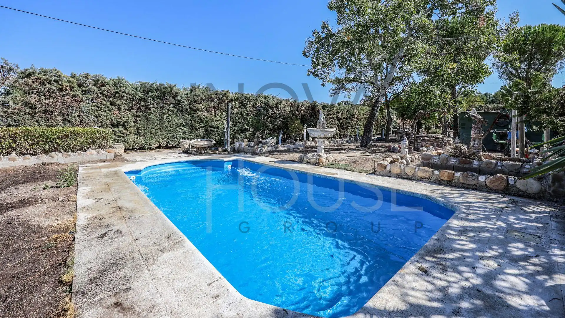 Piscina de Casa o xalet en venda en Talamanca de Jarama amb Jardí privat, Terrassa i Piscina