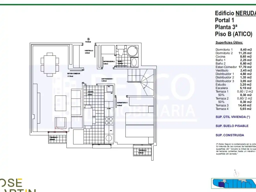 Apartament amb ascensor en venda a Villamediana de Iregua