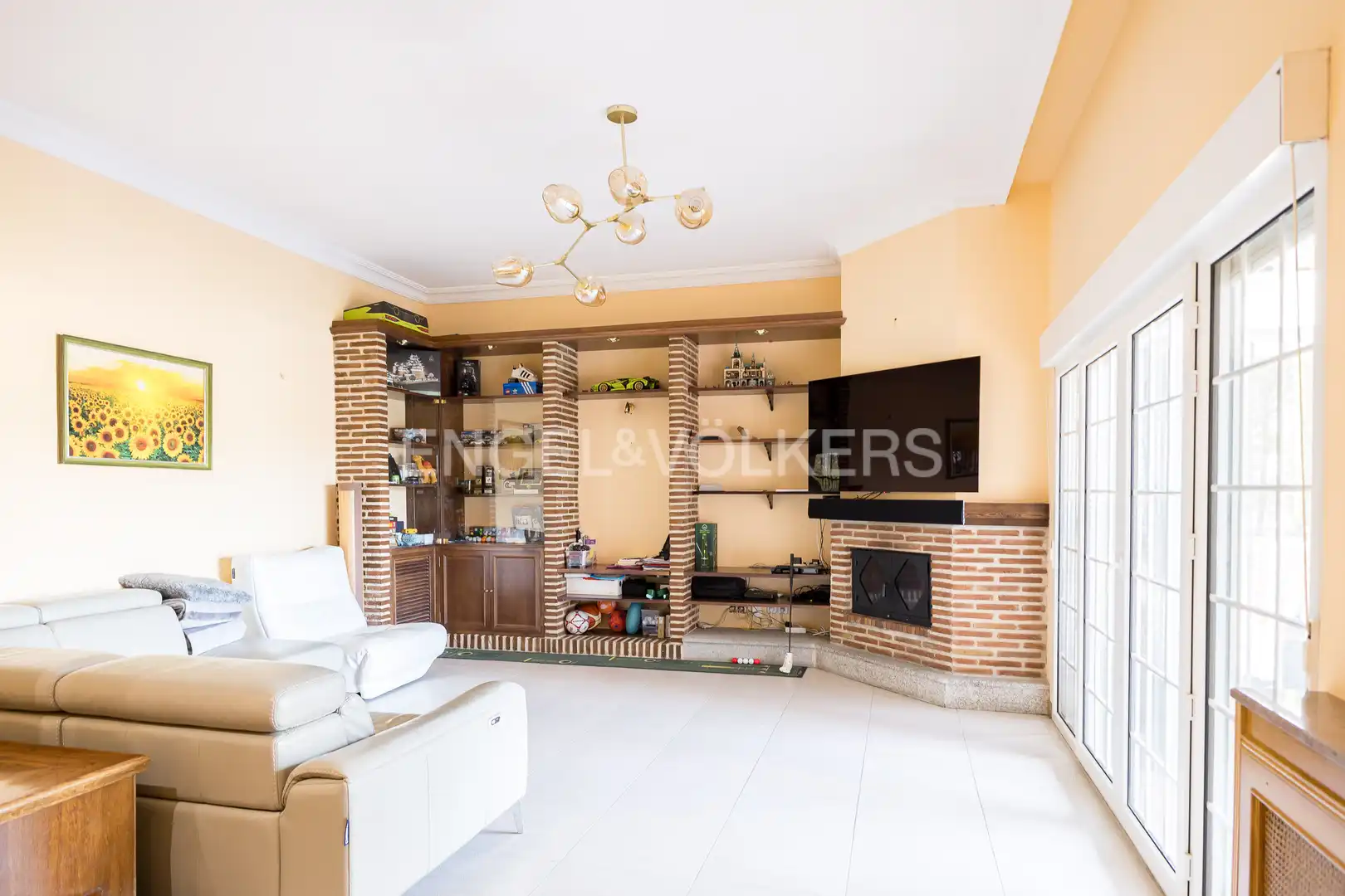 Sala de estar de Casa o chalet en venta en Móstoles con Calefacción, Jardín privado y Terraza