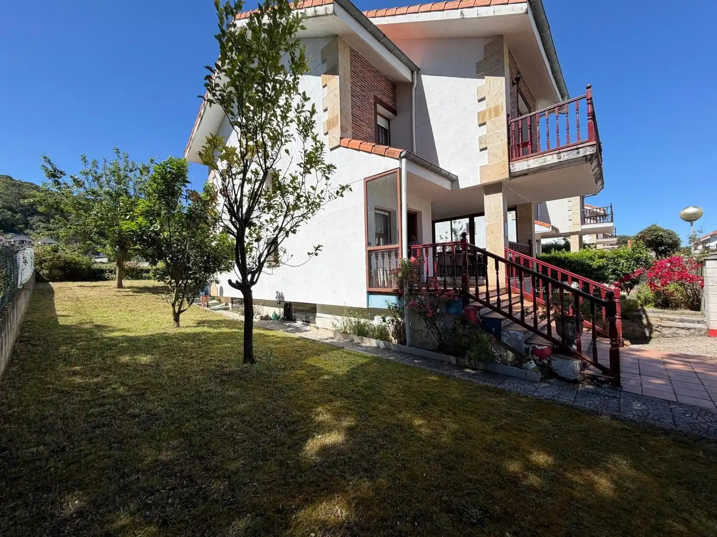 Exterior view of Houses for sale in Argoños   with Heating, Private garden and Terrace