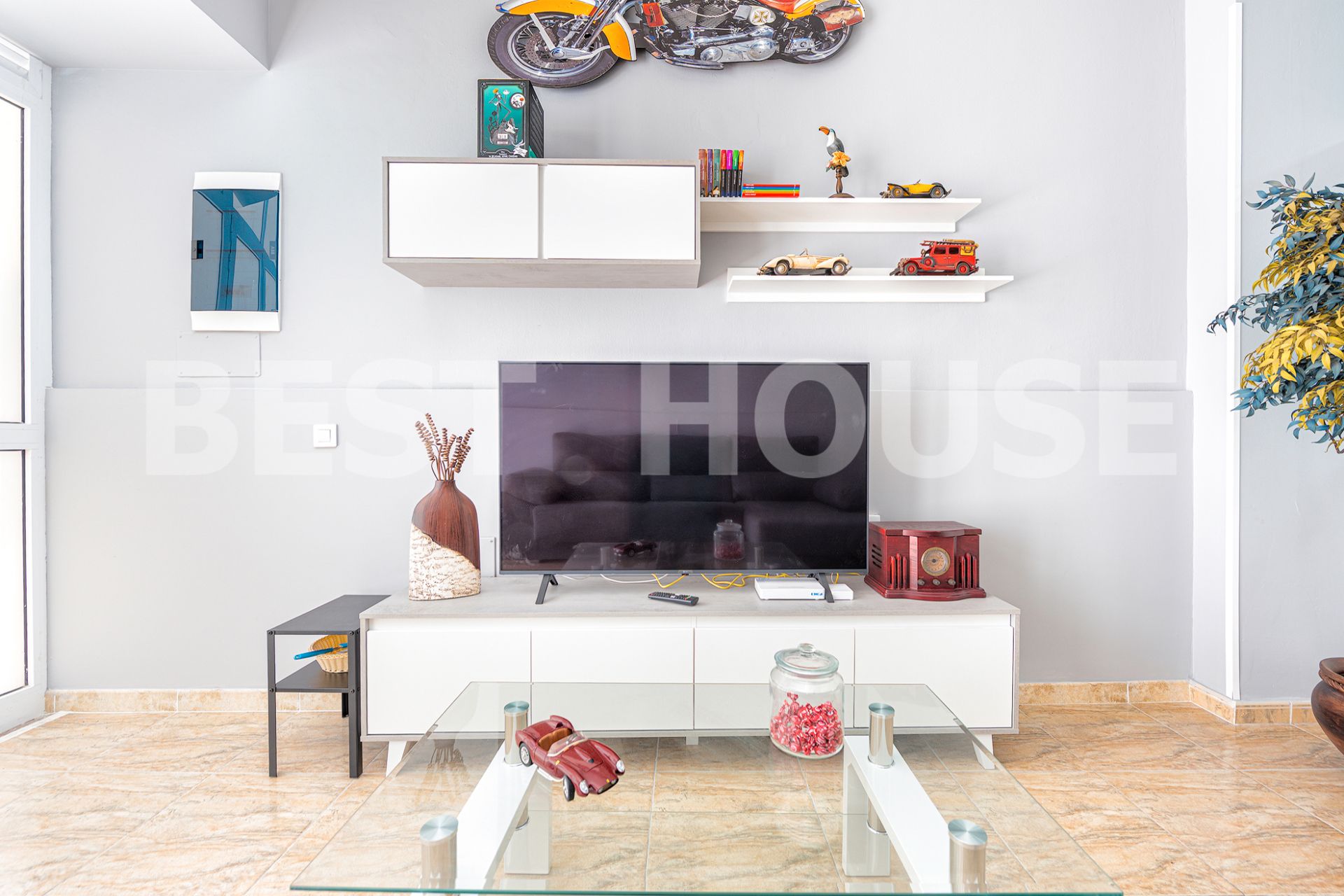 Living room of Planta baja for sale in Santa Lucía de Tirajana  with Air Conditioner and Furnished