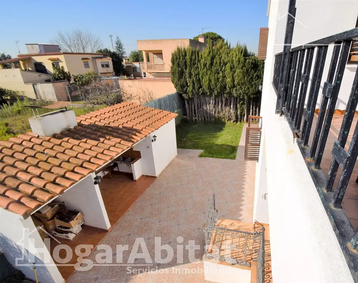Terrace of Houses for sale in Castellón de la Plana / Castelló de la Plana  with Terrace, Storage room and Swimming Pool