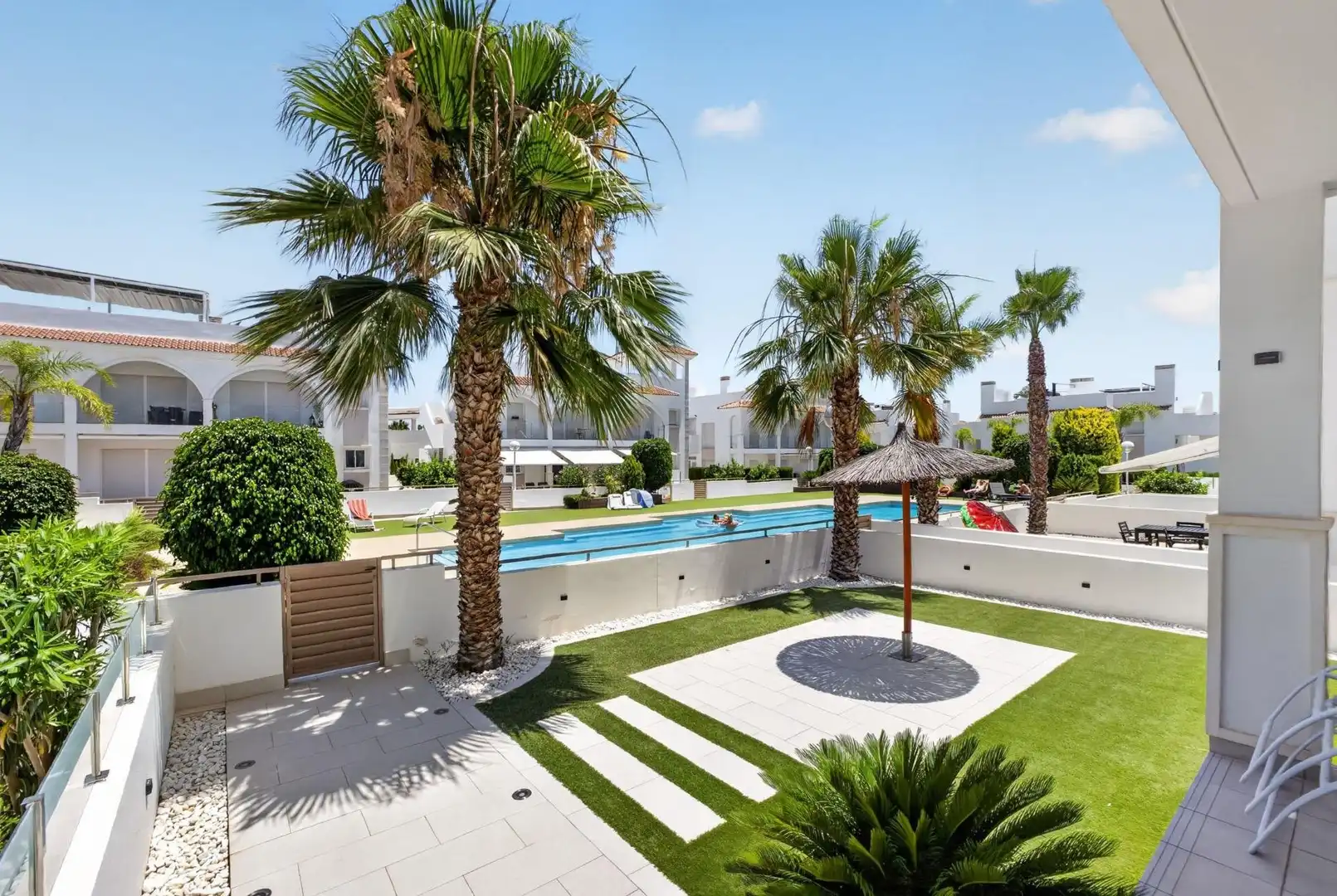 Swimming pool of Apartments for sale in Rojales  with Heating, Private garden and Swimming Pool