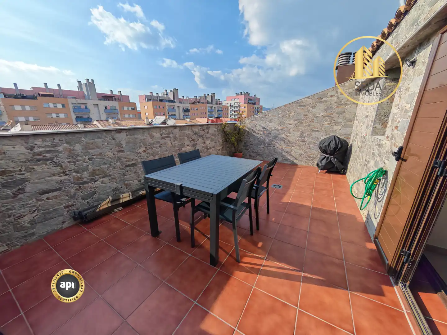 Terrace of Duplexes for sale in Terrassa  with Air Conditioner, Heating and Terrace