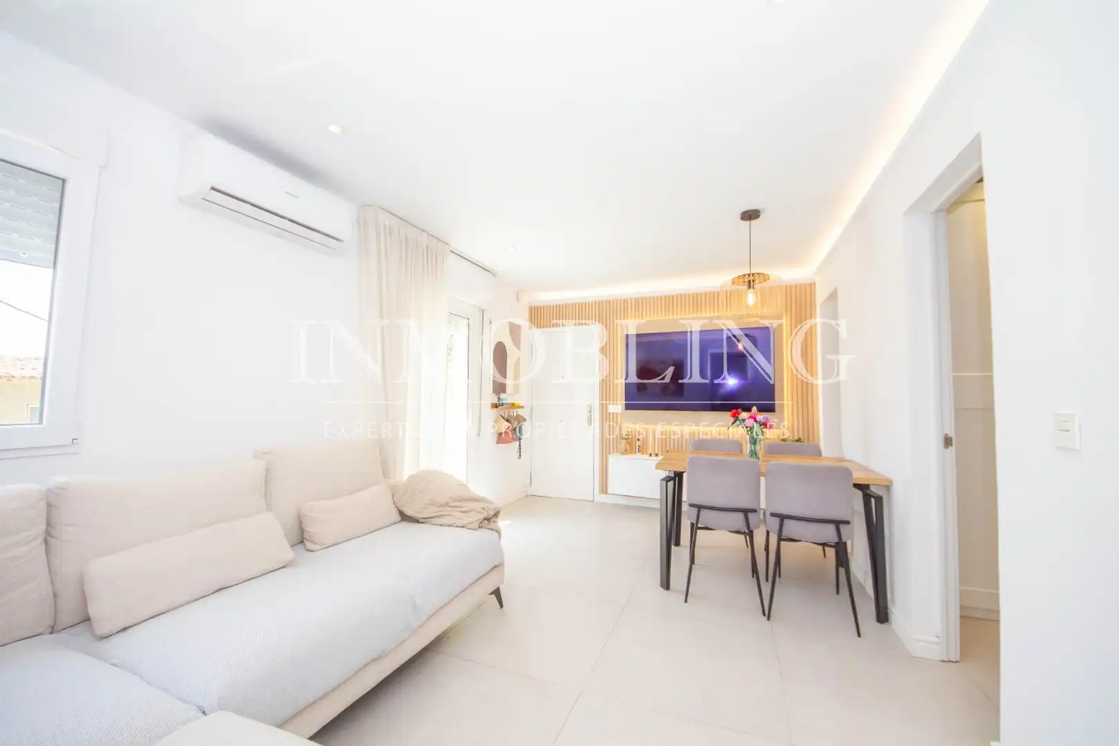 Wohnzimmer von Wohnung zum Verkauf in Sant Andreu de Llavaneres mit Heizung und Balkon