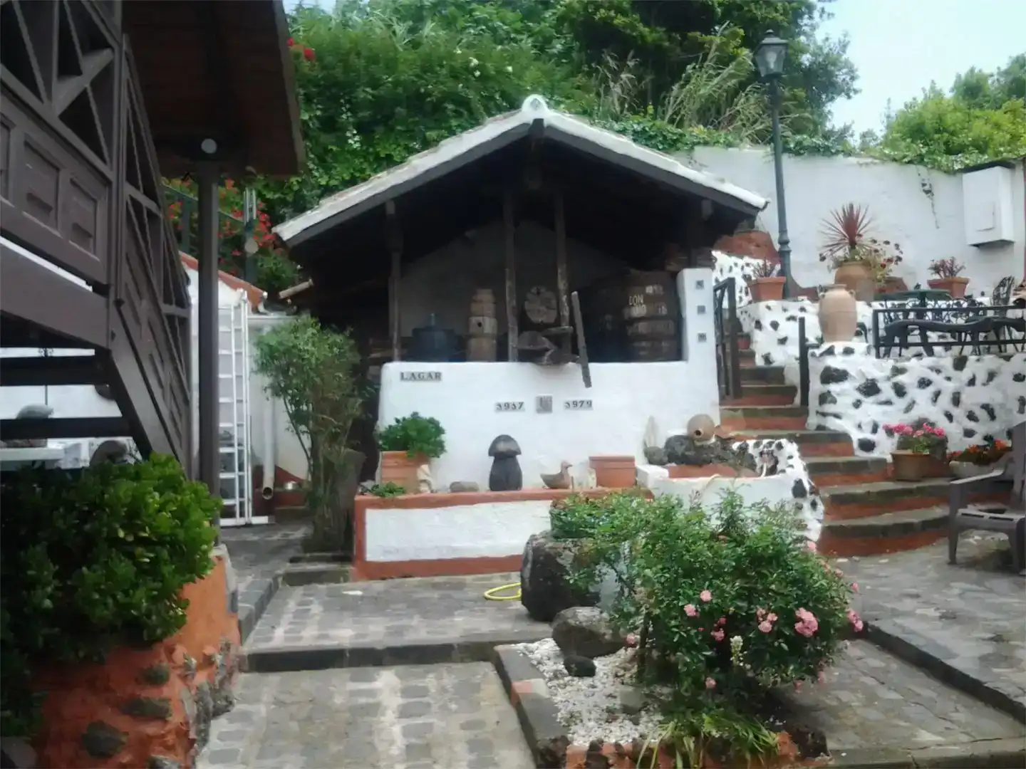Garden of Country homes for sale in El Tanque  with Air Conditioner and Swimming Pool
