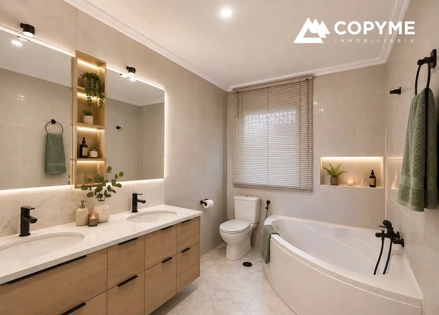 Baño de Casa adosada en venta en Gerindote con Aire acondicionado, Jardín privado y Amueblado