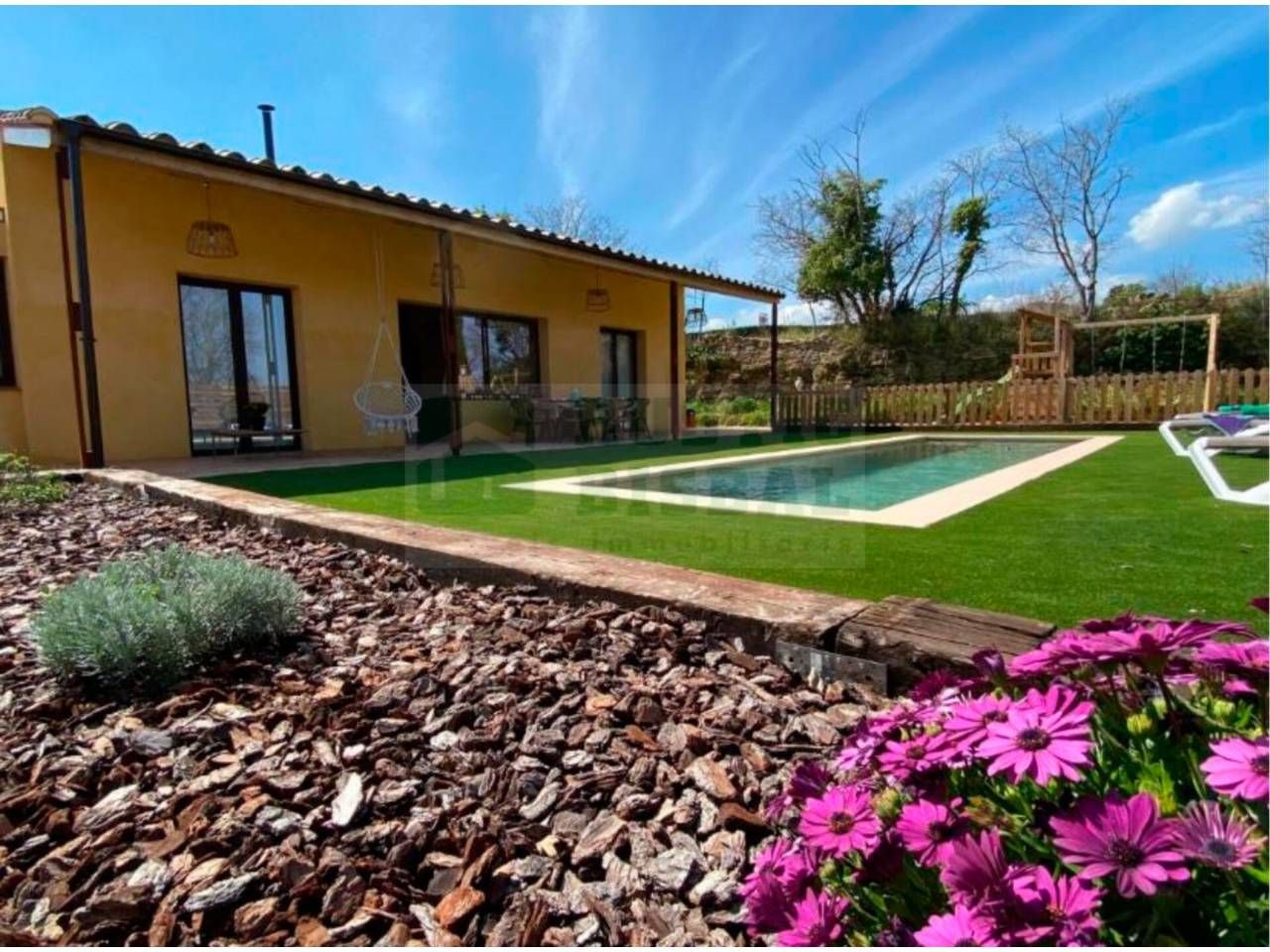 Piscina de Casa o xalet de lloguer en Ullastret amb Aire condicionat, Calefacció i Jardí privat