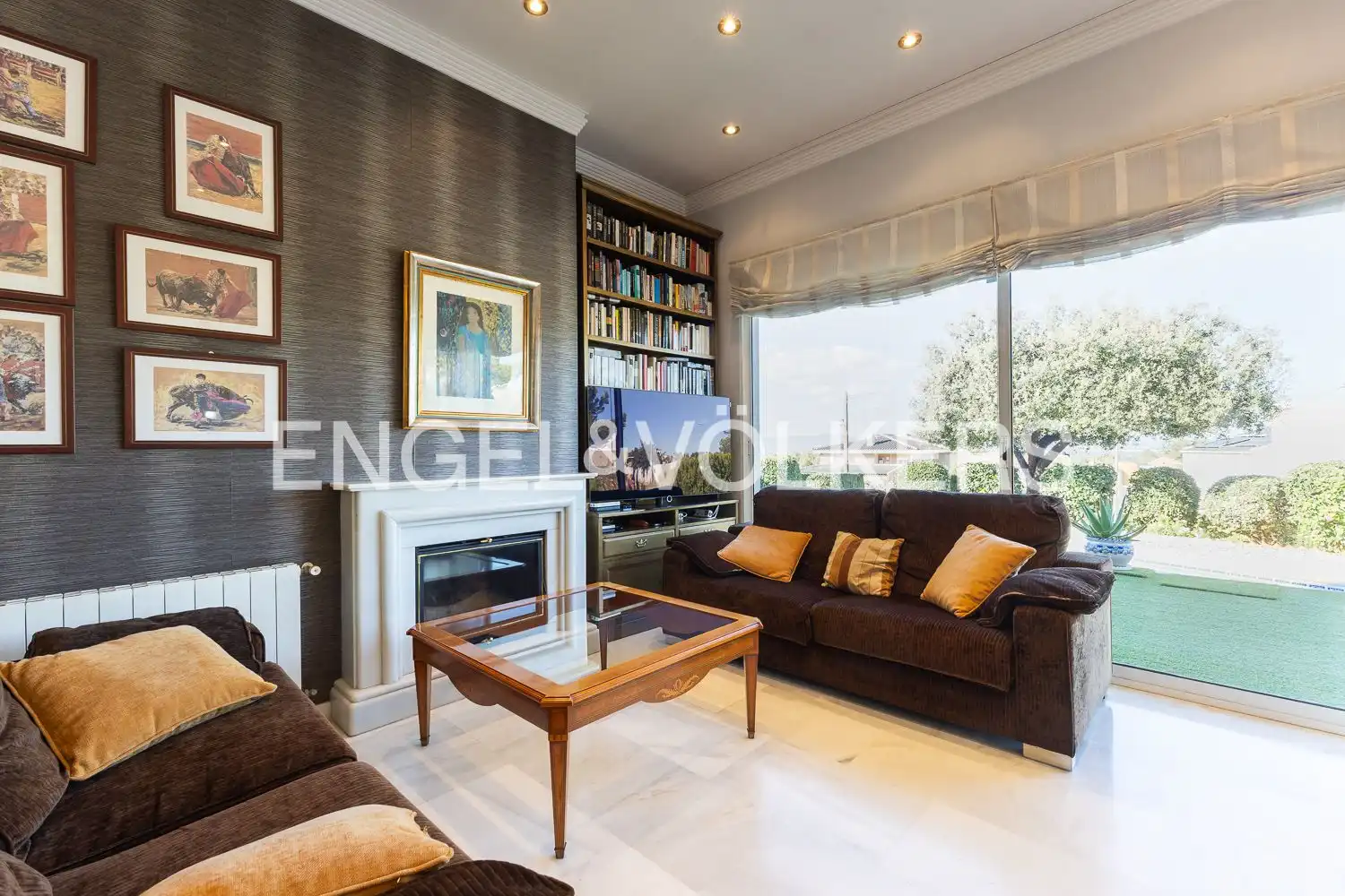Living room of Houses for sale in Carcaixent  with Air Conditioner, Heating and Private garden