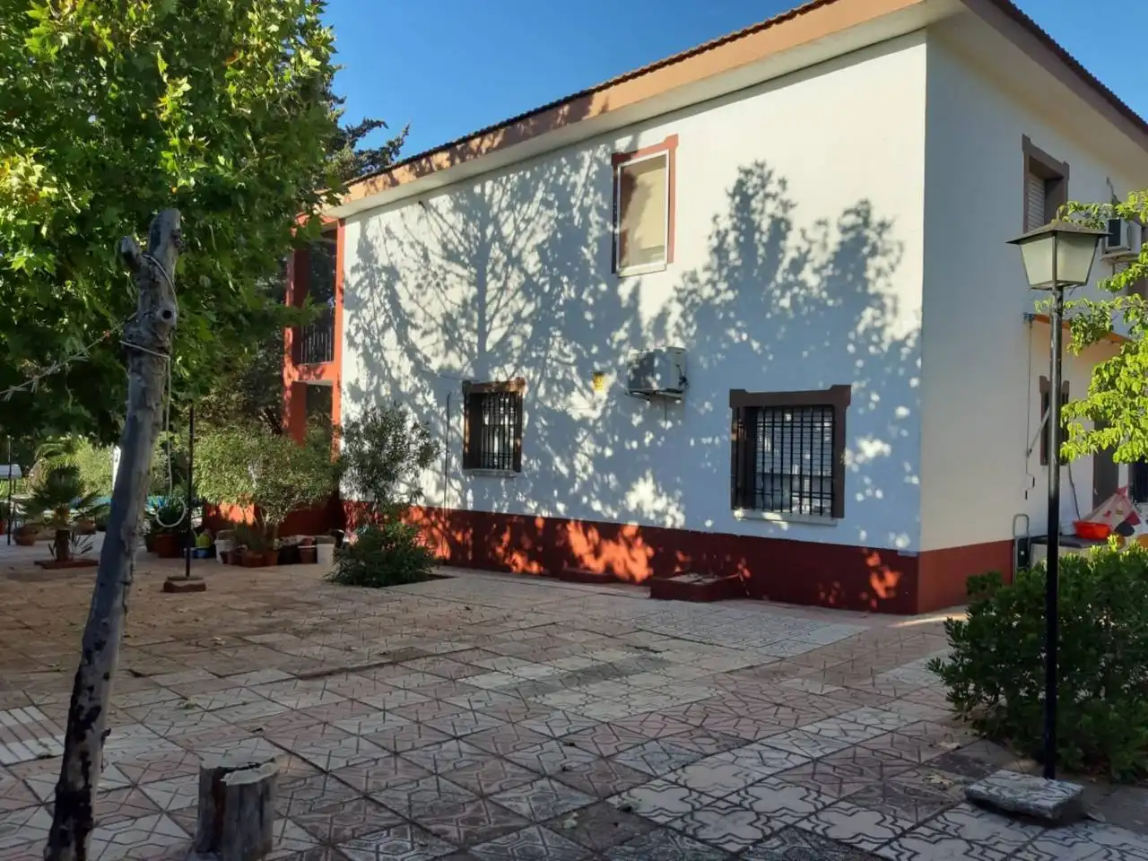 Vista exterior de Finca rústica en venta en Pozuelo de Calatrava con Aire acondicionado, Jardín privado y Terraza