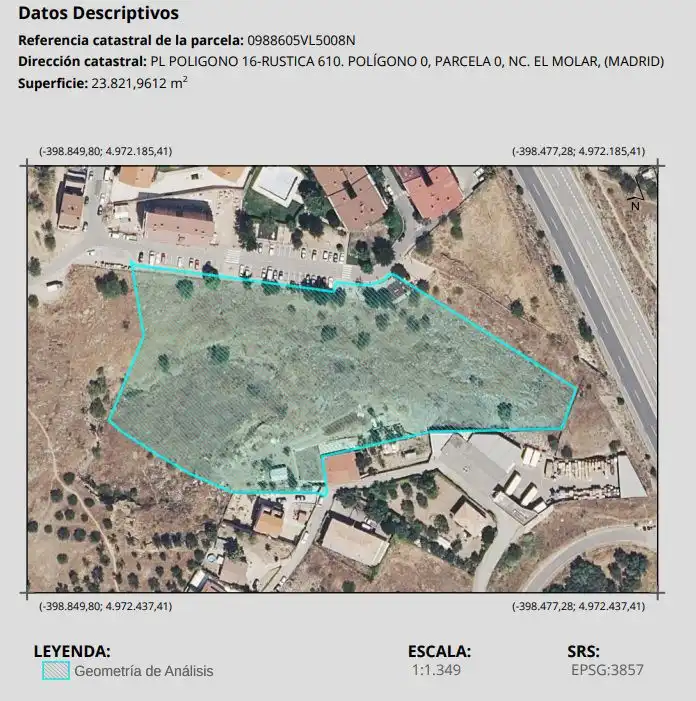 Finca rústica en venda en Orusco de Tajuña