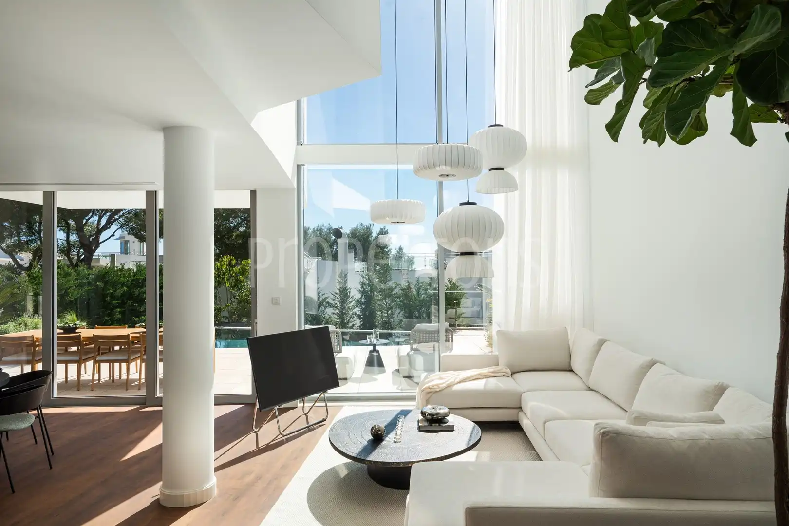 Sala de estar de Casa o chalet en venta en Málaga