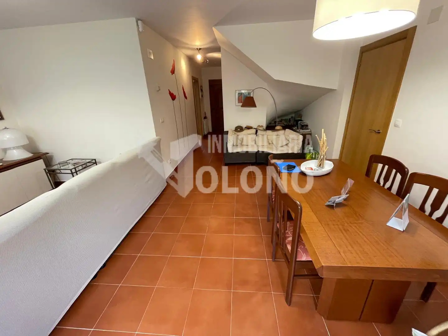 Sala de estar de Casa o chalet en venta en Leiva con Calefacción, Jardín privado y Parquet