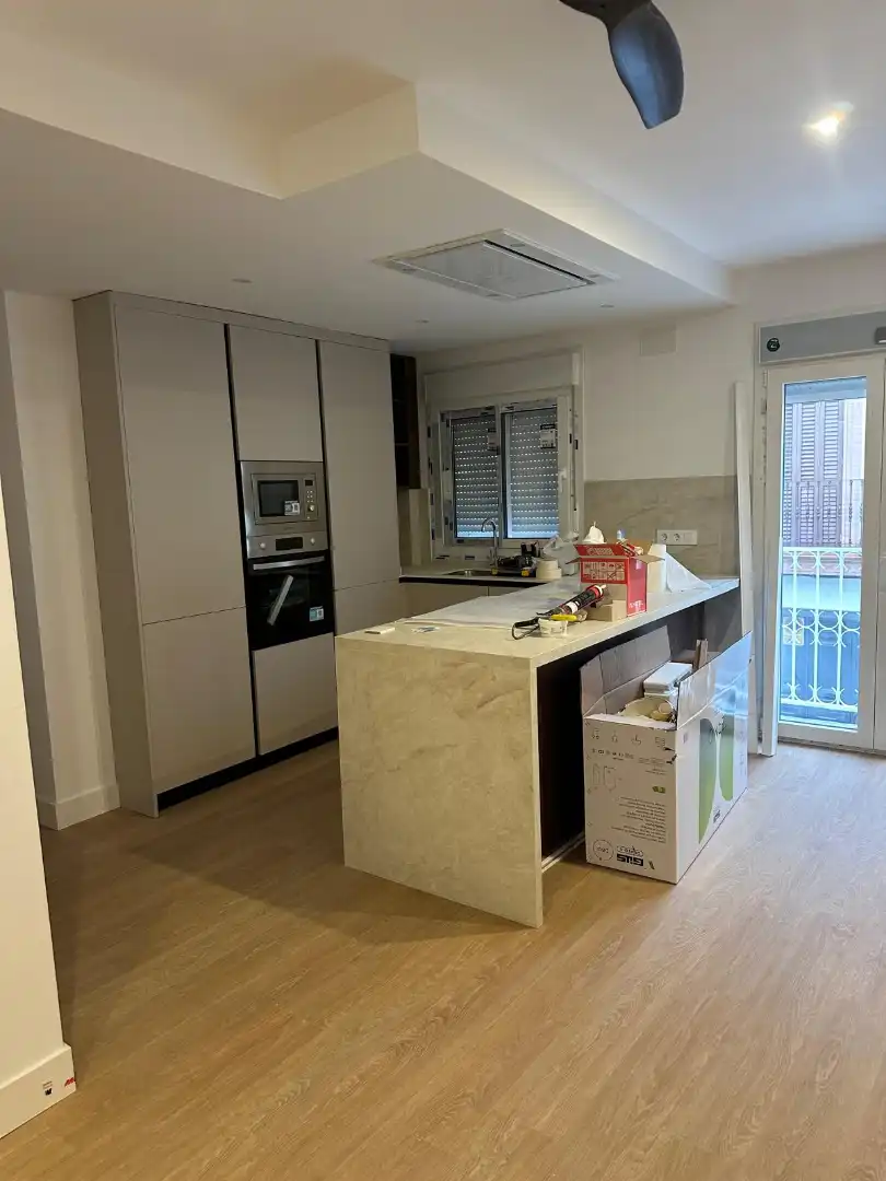 Kitchen of Attic for rent in Dos Hermanas  with Air Conditioner, Terrace and Oven