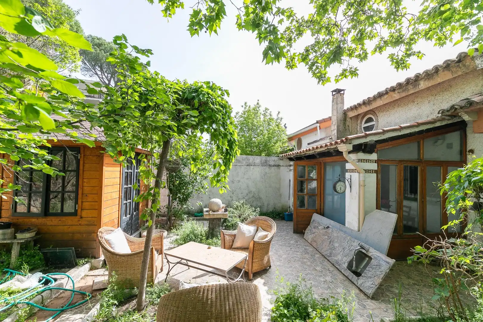 Terrassa de Casa o xalet en venda en Manzanares El Real amb Calefacció i Terrassa