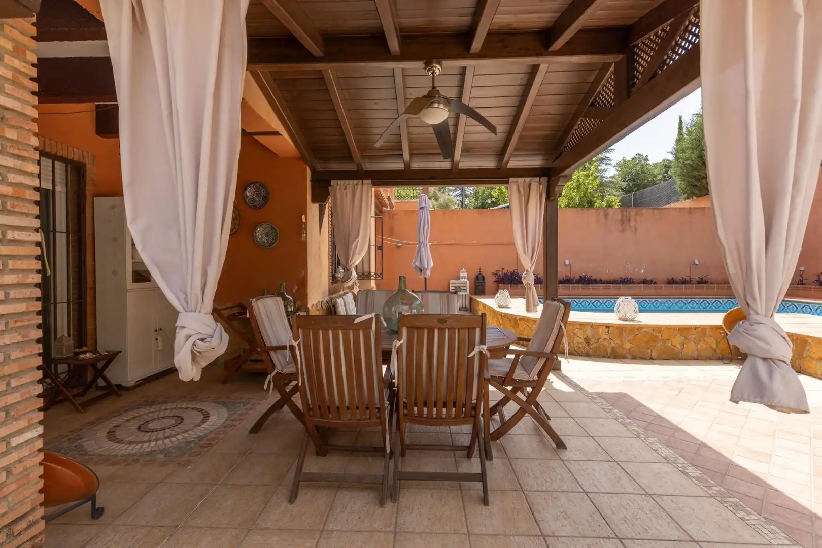 Terrassa de Casa o xalet en venda en La Zubia amb Calefacció, Jardí privat i Terrassa