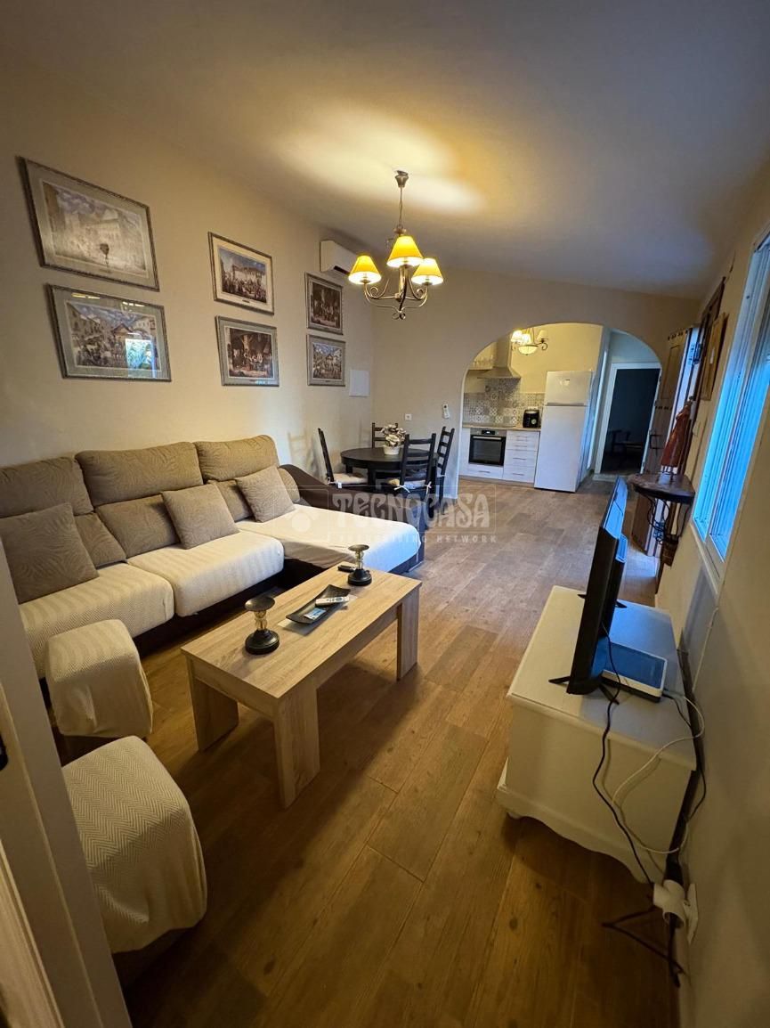 Sala d'estar de Finca rústica de lloguer en Frigiliana amb Piscina