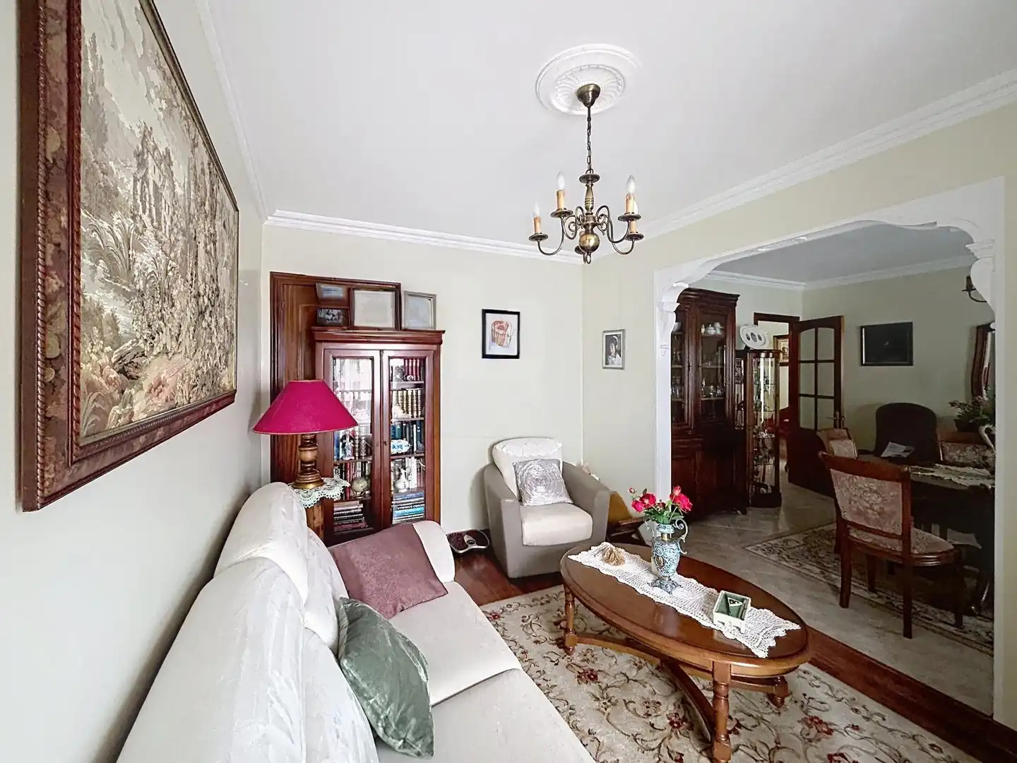 Sala de estar de Piso en venta en Padrón con Calefacción, Terraza y Balcón