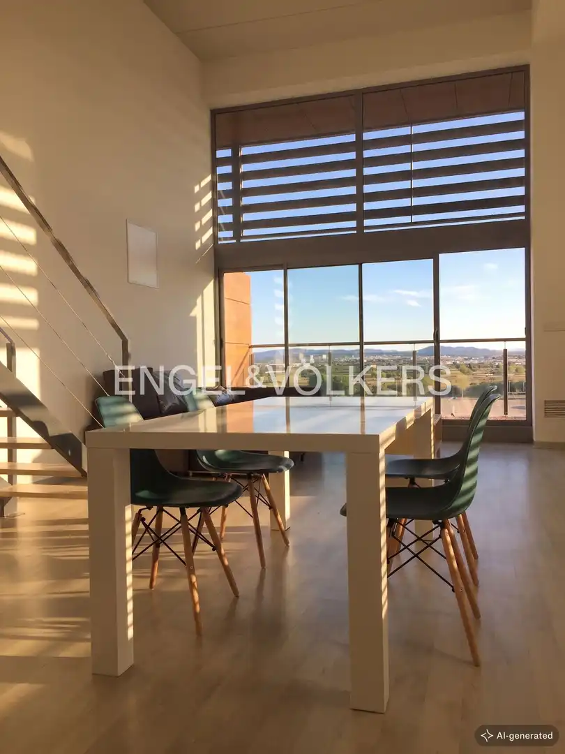 Dining room of Flat for rent in Xirivella  with Air Conditioner, Heating and Terrace