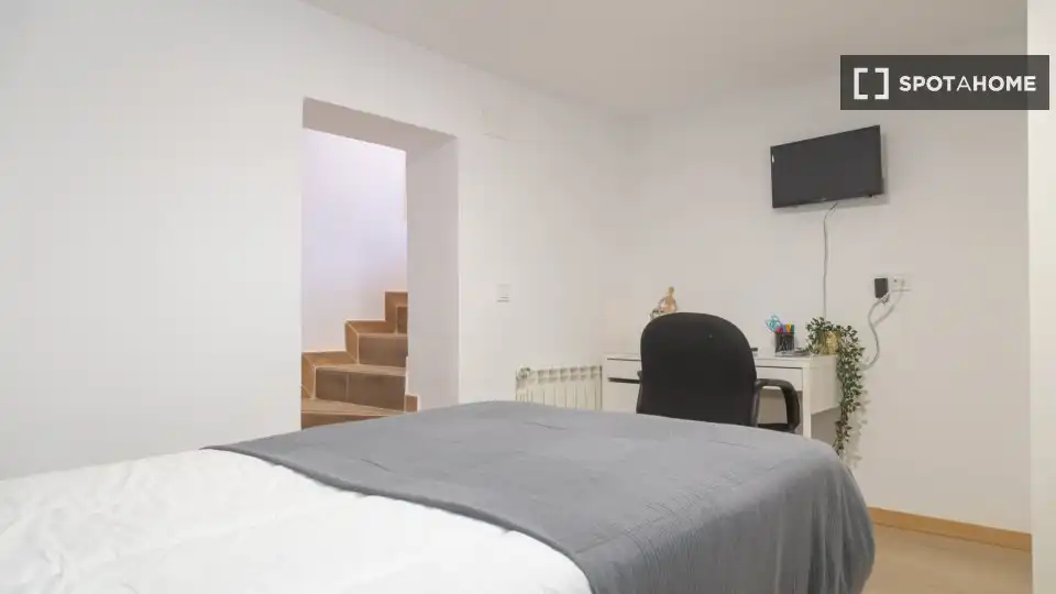 Habitación de Piso de alquiler en Madrid con Aire acondicionado, Calefacción y Amueblado