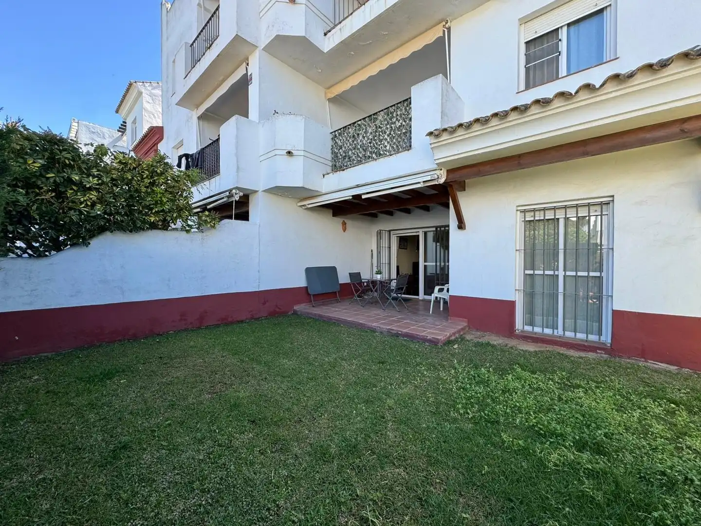 Garden of Apartments for sale in Rota  with Air Conditioner, Private garden and Terrace