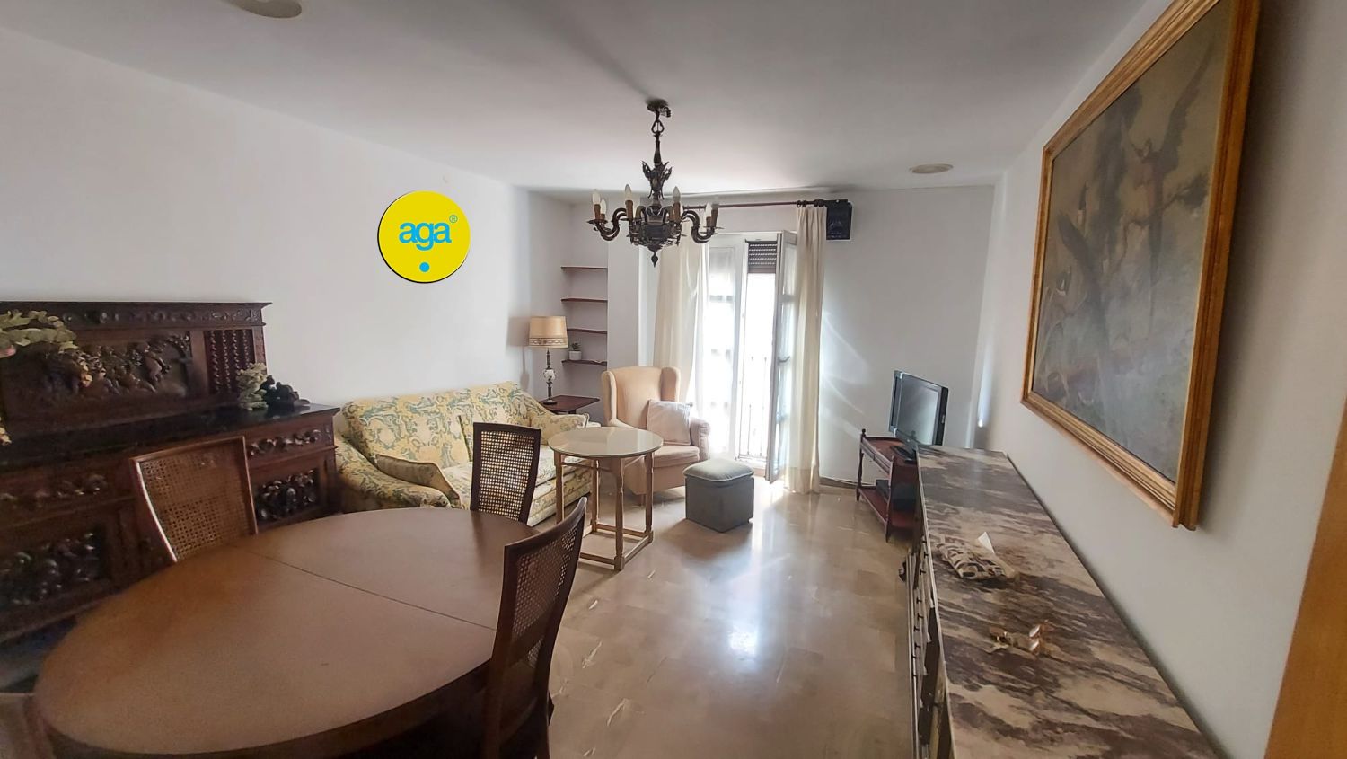Living room of Flat to rent in  Jaén Capital  with Air Conditioner and Heating