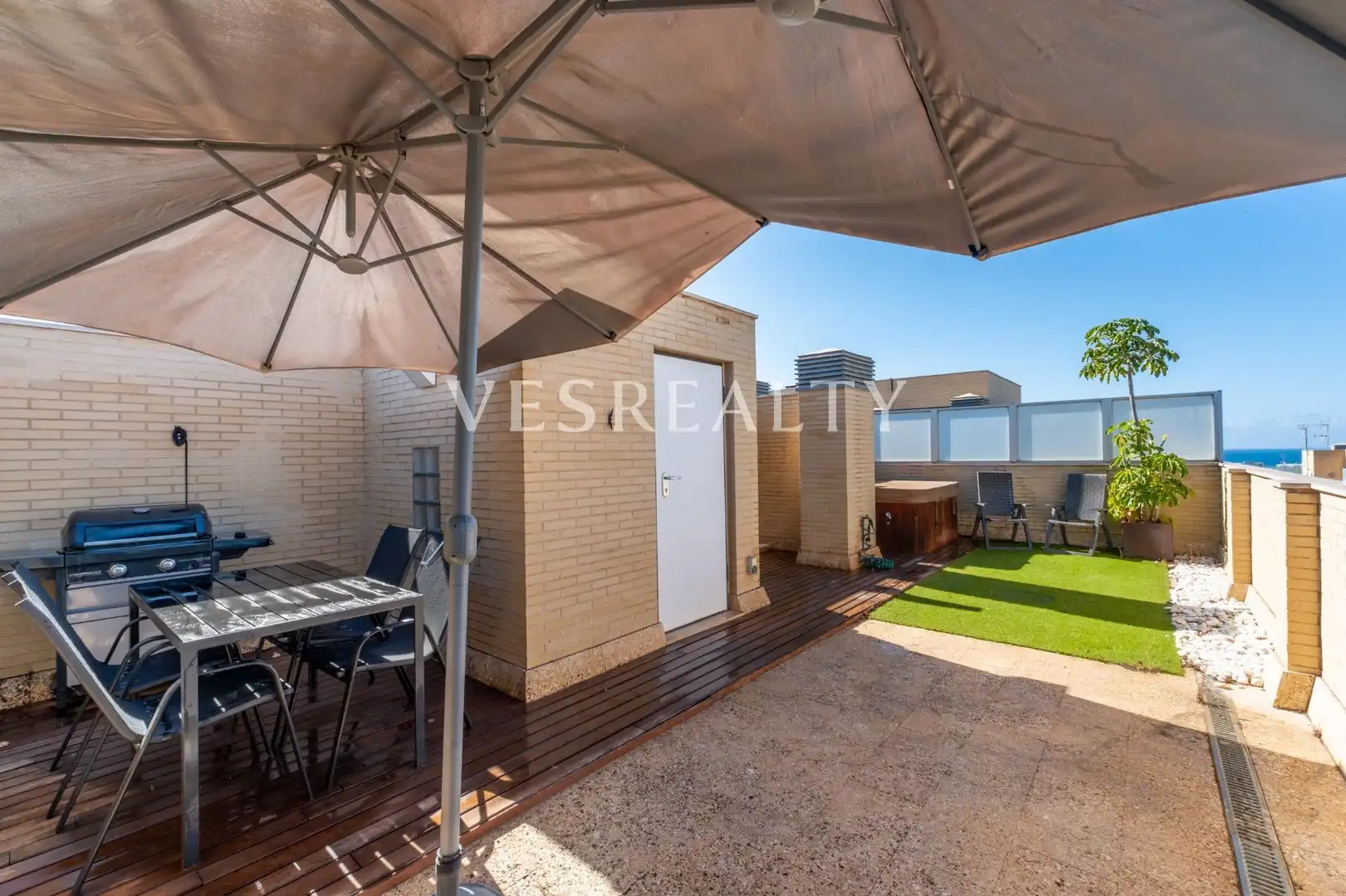 Terraza de Ático en venta en Alicante / Alacant con Aire acondicionado, Calefacción y Terraza