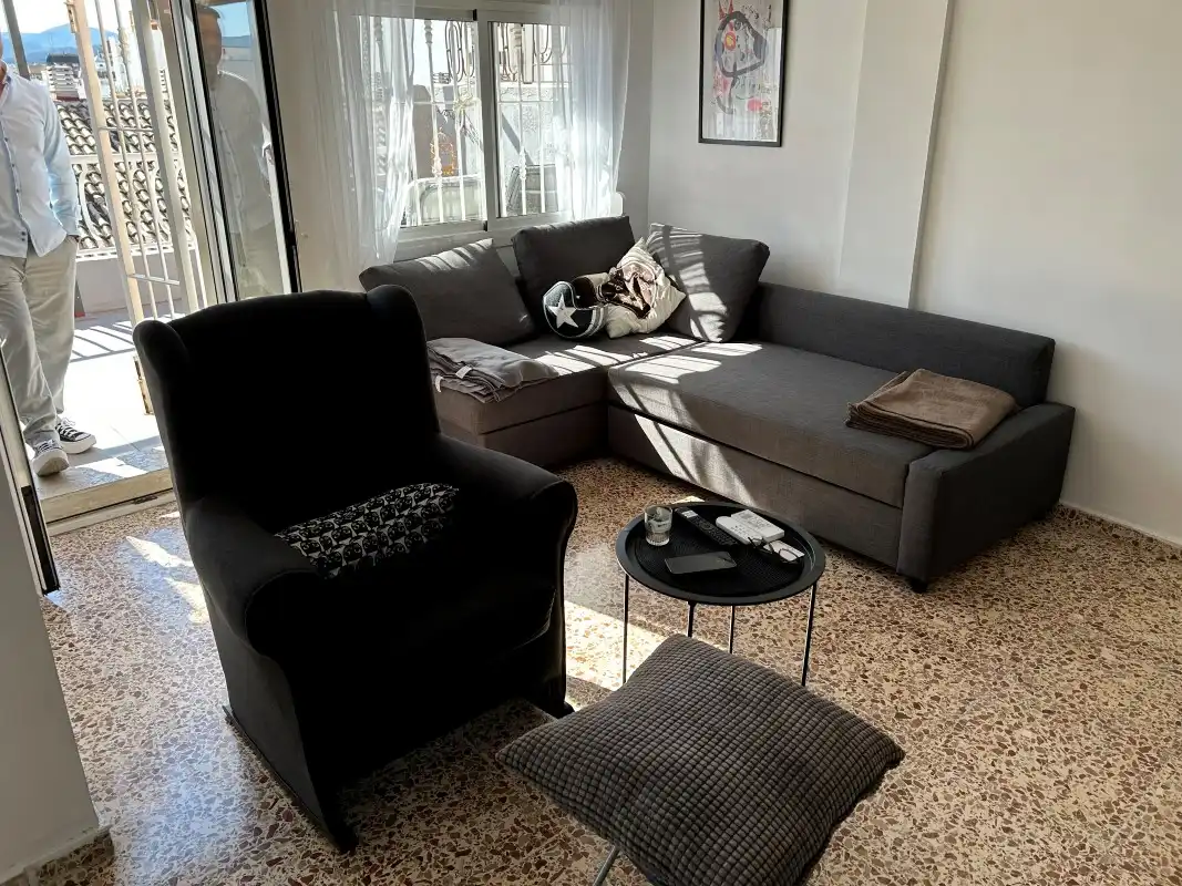 Sala de estar de Ático en venta en Gandia con Aire acondicionado, Terraza y Amueblado