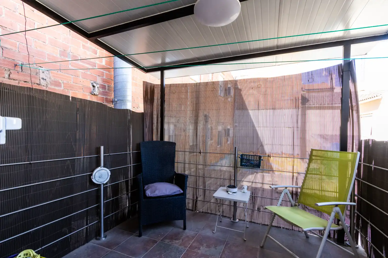 Terrace of Flat for sale in Terrassa  with Parquet flooring, Terrace and Balcony