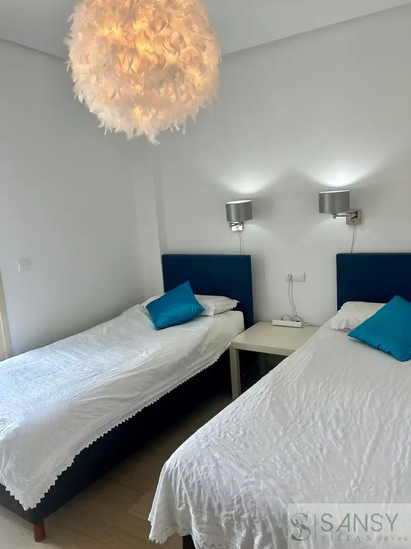 Dormitori de Apartament de lloguer en Jávea / Xàbia amb Aire condicionat, Calefacció i Terrassa