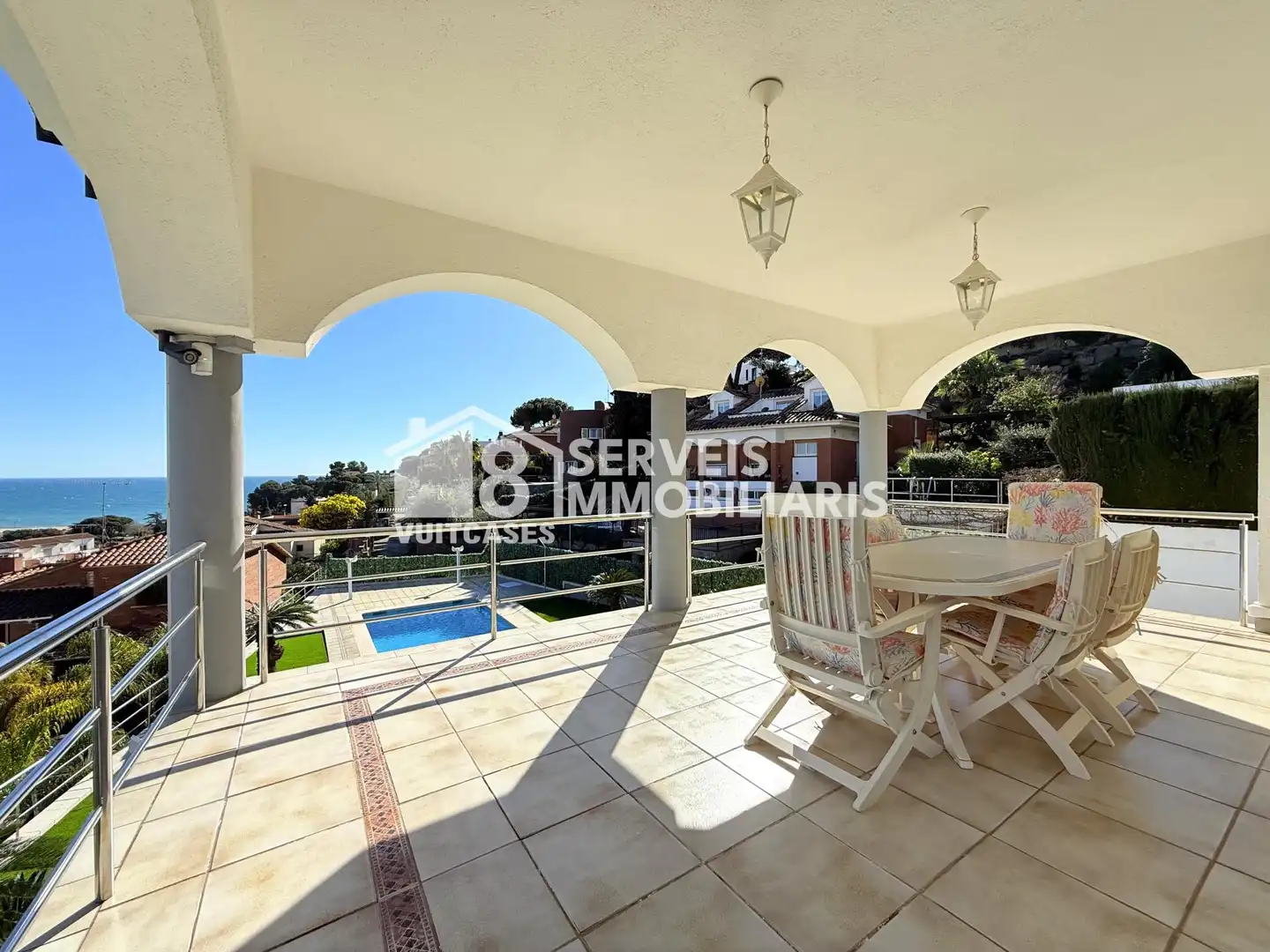 Terraza de Casa o chalet en venta en Arenys de Mar con Calefacción, Jardín privado y Terraza