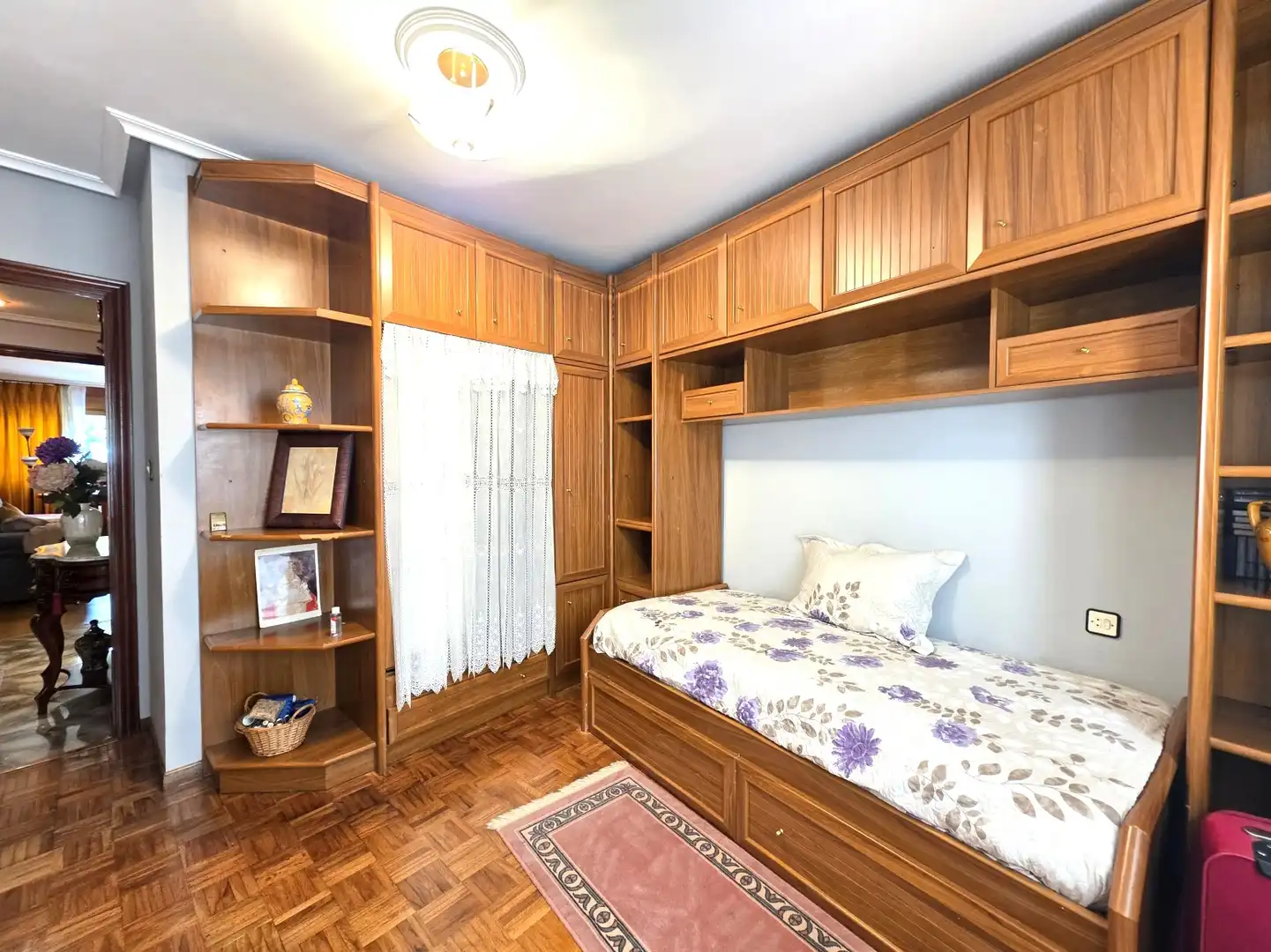 Schlafzimmer von Wohnung zum Verkauf in San Martín del Rey Aurelio mit Heizung, Privatgarten und Parkett