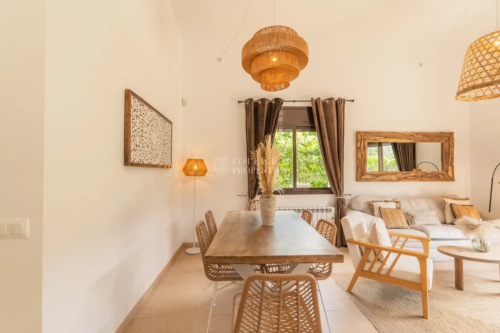 Dining room of Houses for sale in Madremanya  with Air Conditioner, Heating and Terrace
