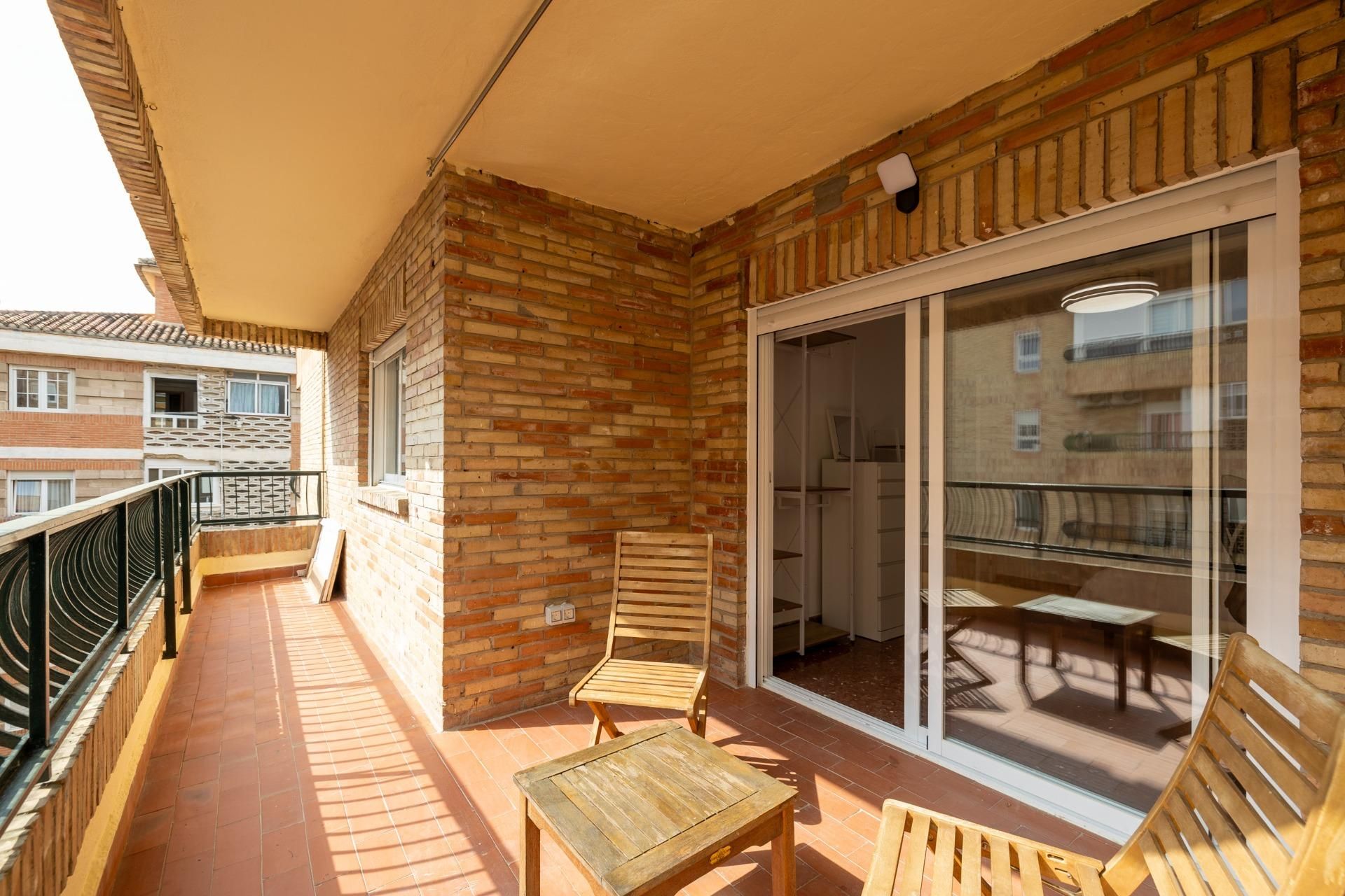 Terraza de Piso de alquiler en  Granada Capital con Terraza, Trastero y Amueblado