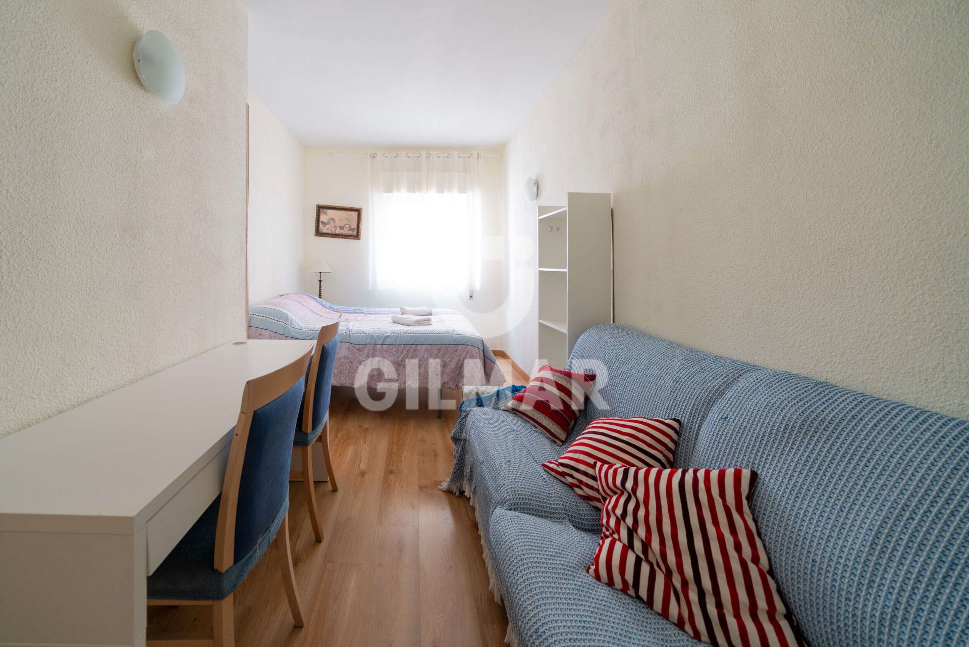 Bedroom of Flat for sale in  Madrid Capital  with Air Conditioner and Furnished