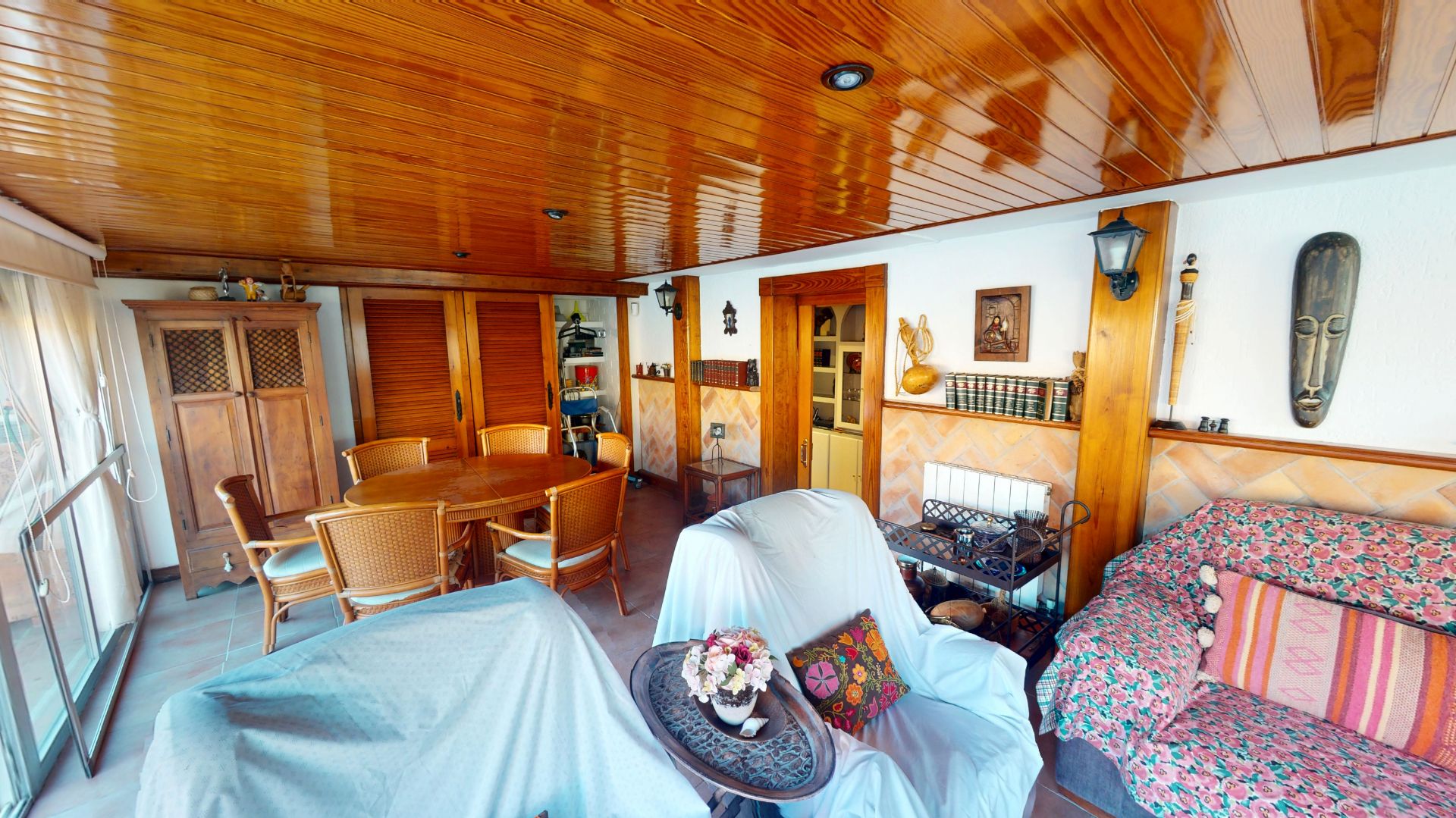 Living room of Flat for sale in Alicante / Alacant  with Air Conditioner, Heating and Parquet flooring