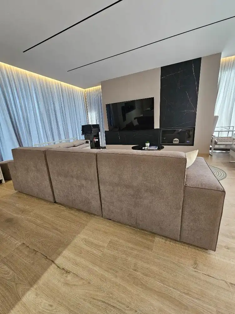 Sala de estar de Casa o chalet de alquiler en L'Alfàs del Pi con Aire acondicionado, Calefacción y Jardín privado
