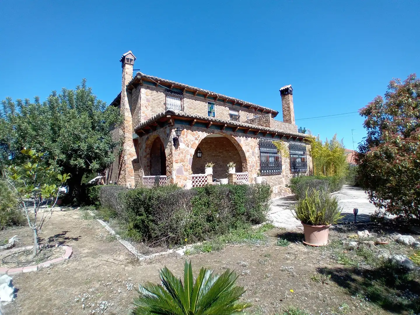 Vista exterior de Casa o chalet en venta en Macastre con Aire acondicionado, Jardín privado y Terraza