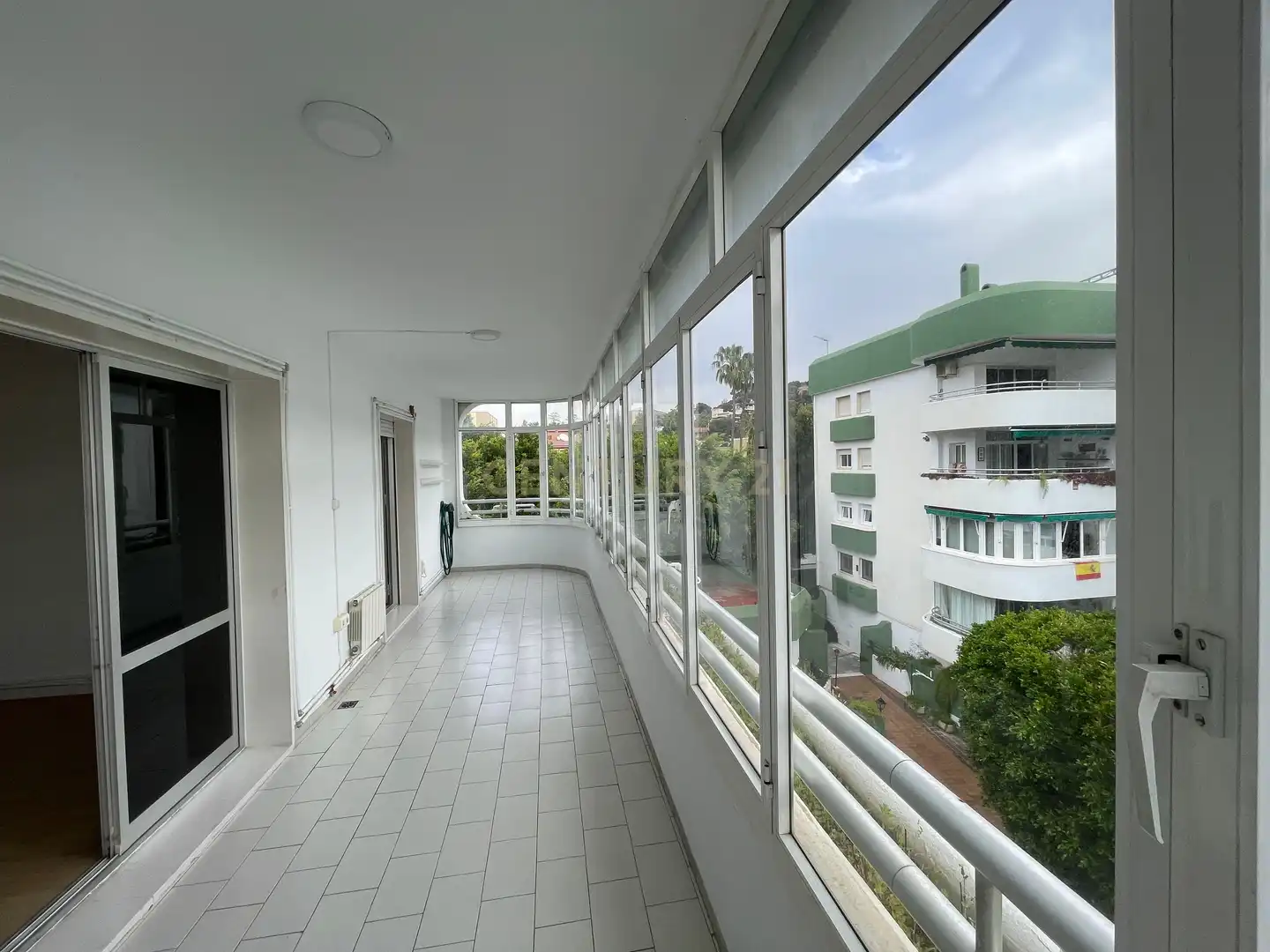 Terraza de Apartamento de alquiler en Málaga Capital con Aire acondicionado, Jardín privado y Horno