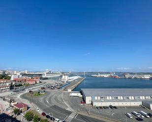 Vista exterior de Pis de lloguer en A Coruña Capital  amb Terrassa