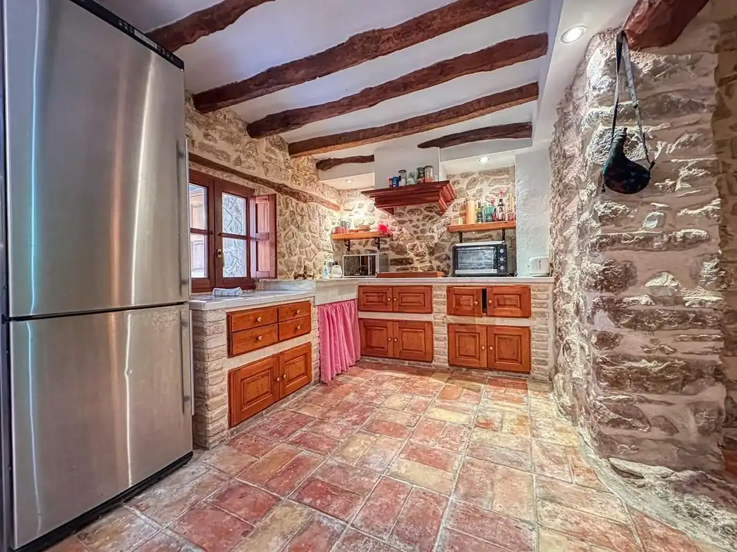 Cuina de Casa o xalet en venda en La Vall de Laguar amb Aire condicionat, Calefacció i Terrassa
