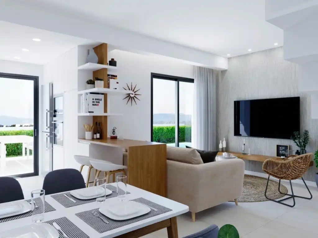 Sala de estar de Casa o chalet en venta en Torrevieja con Aire acondicionado, Jardín privado y Piscina