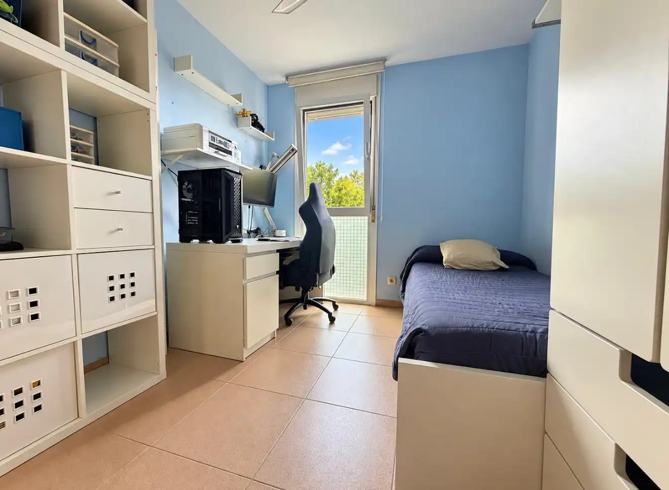 Schlafzimmer von Wohnung zum Verkauf in  Palma de Mallorca mit Klimaanlage, Terrasse und Balkon