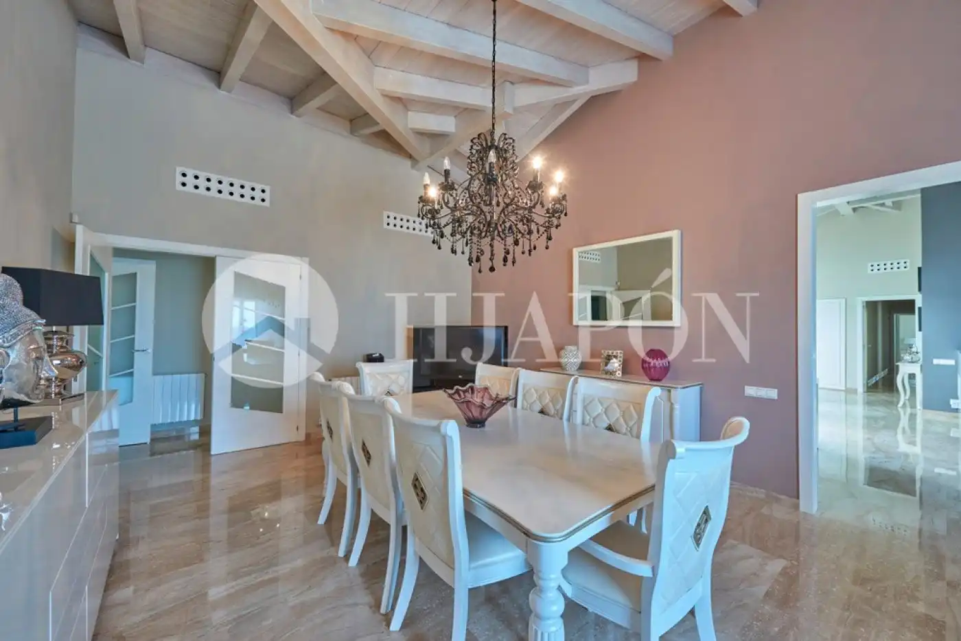 Dining room of Houses for sale in Sant Andreu de Llavaneres  with Air Conditioner, Heating and Private garden