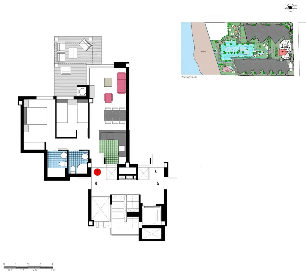 Apartamento con piscina en venta en Las Marinas / Les Marines, imagen 18