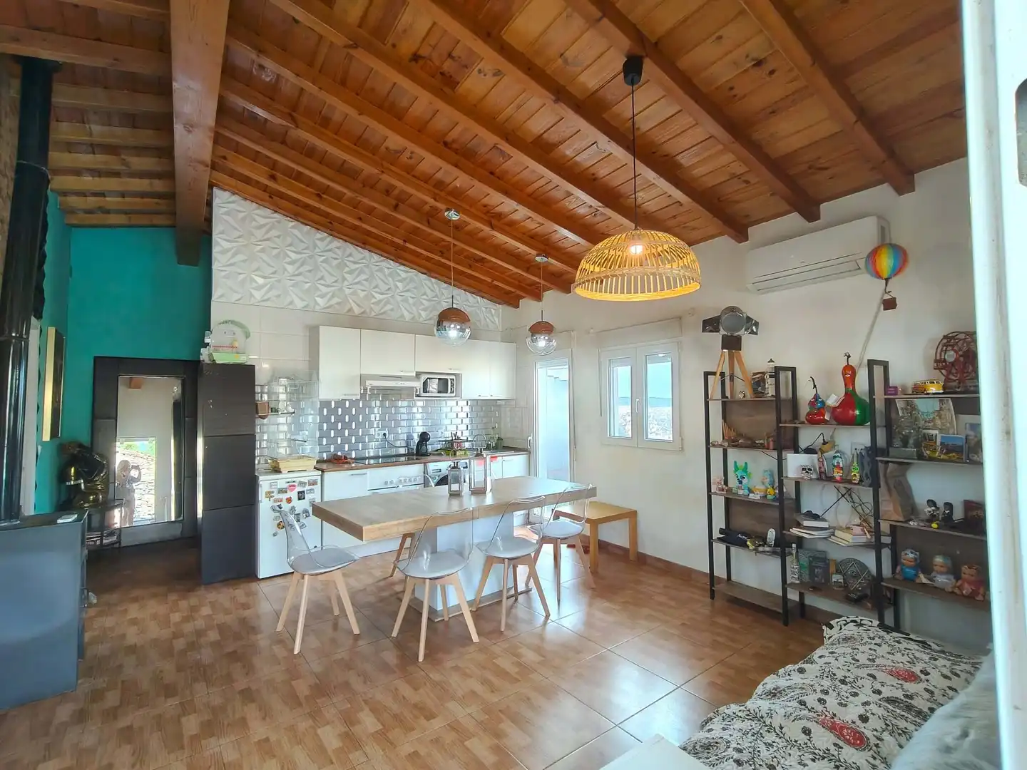 Kitchen of Country homes for sale in Bermellar  with Heating, Terrace and Swimming Pool