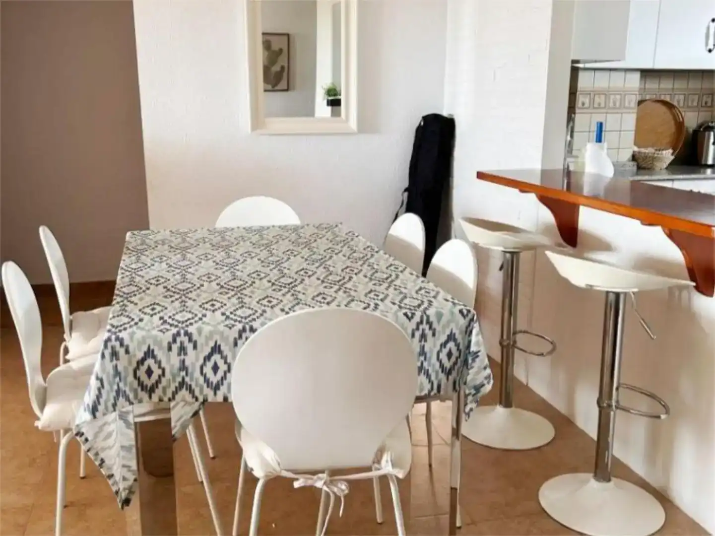 Esszimmer von Wohnung zur Miete in Mojácar mit Klimaanlage, Schwimmbad und Möbliert