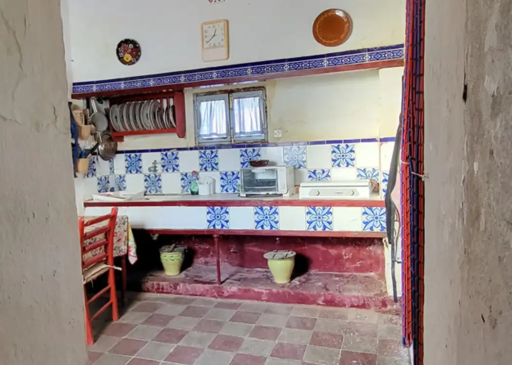 Cocina de Finca rústica en venta en Montellano con Jardín privado, Terraza y Amueblado