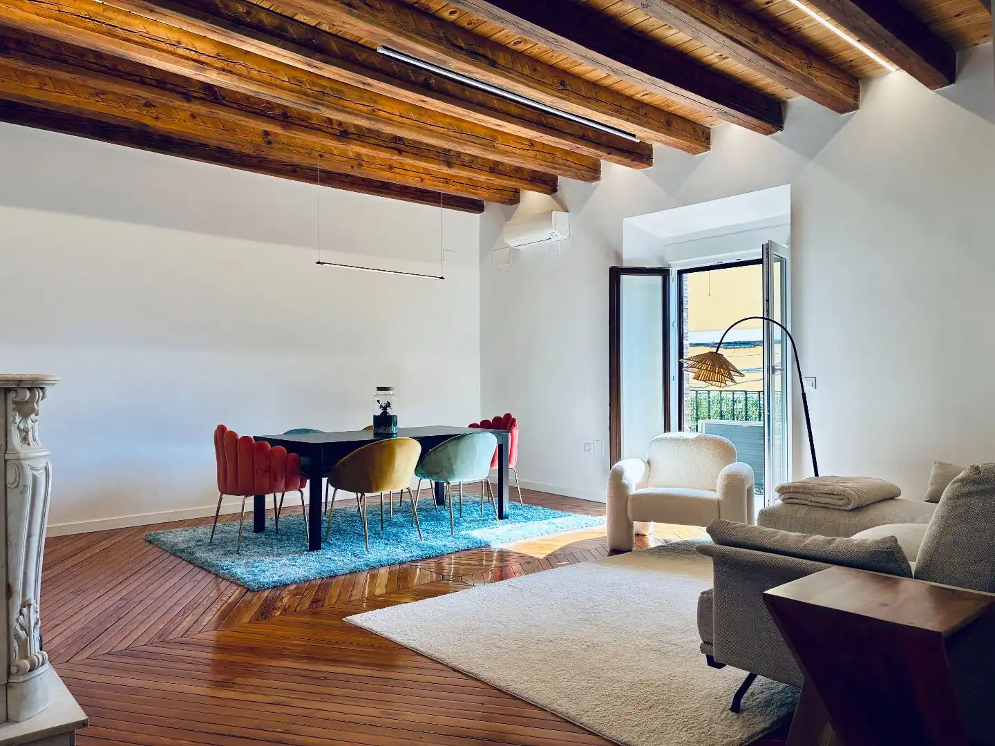 Sala d'estar de Pis en venda en Torrelaguna, Madrid