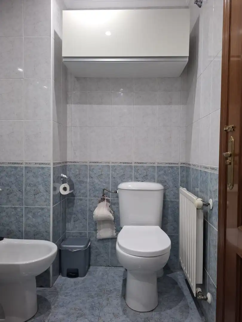 Bathroom of Flat for rent in Gijón   with Heating, Parquet flooring and Furnished